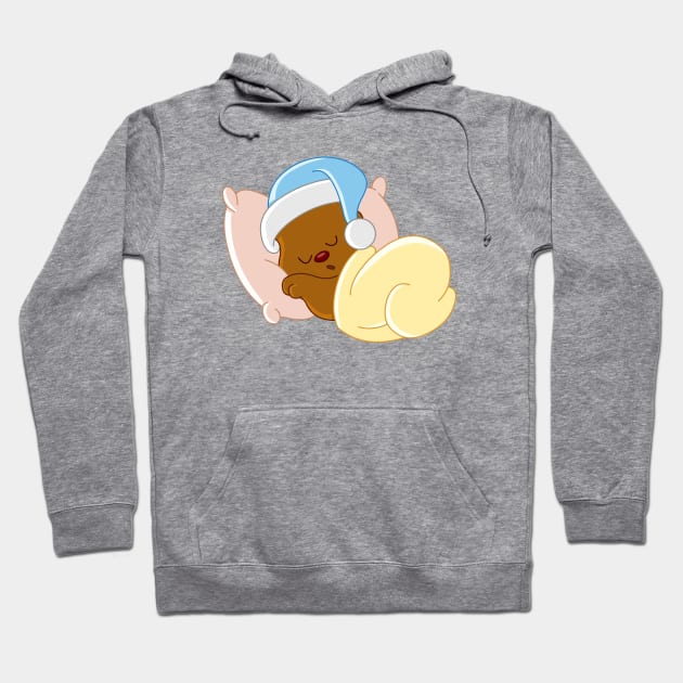 Teddy Bear Sleeping Hoodie by DigiToonsTreasures